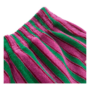 Bobo Choses - Striped Towel Shorts | Green