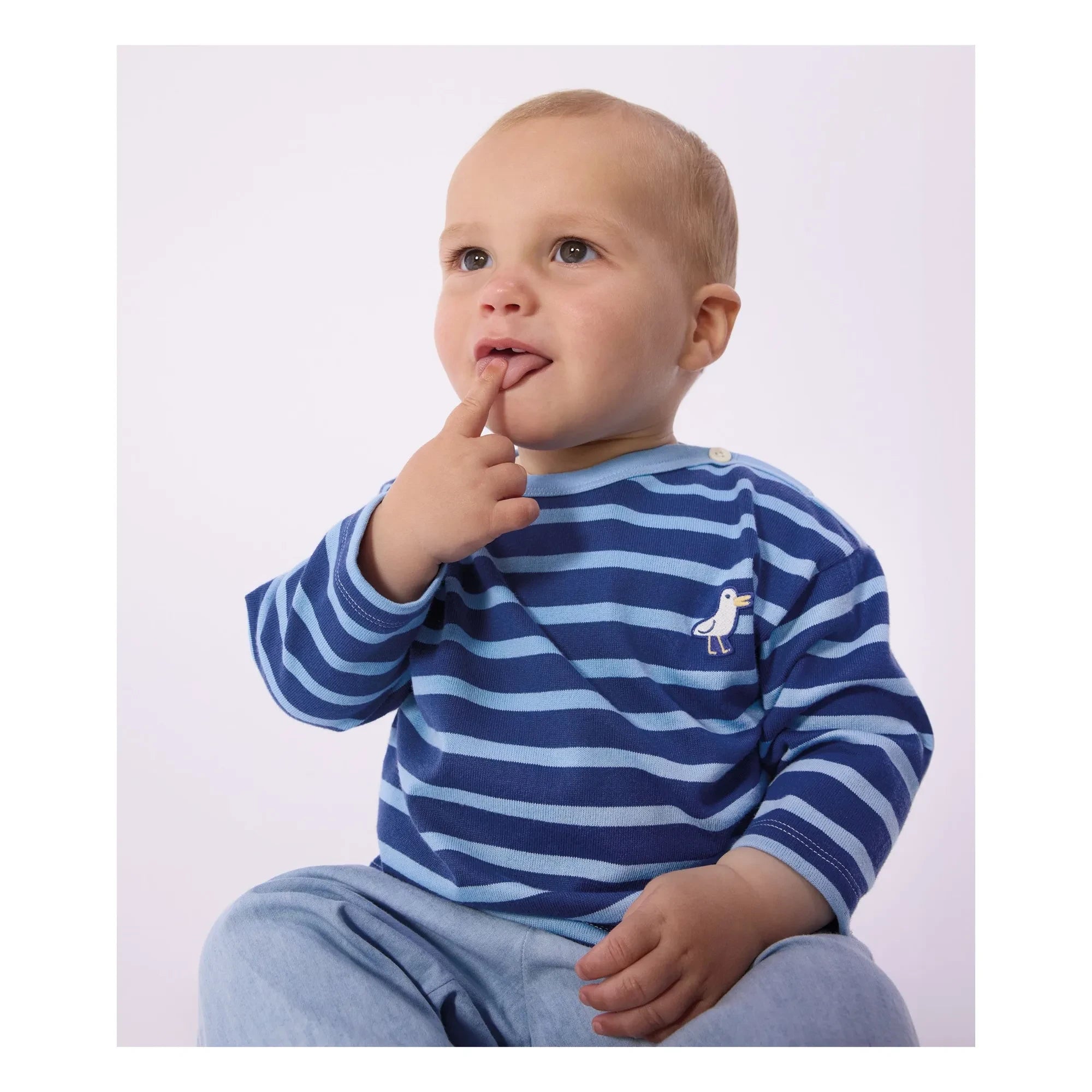 Petit Bateau - Seagull T-shirt | Blue