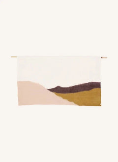 Muskhane - Valley Felt Wall Hanging | Powder Pink