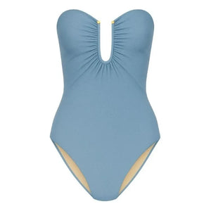 Vanessa Sposi - Le Loop Metal One-Piece Swimsuit | Light Blue
