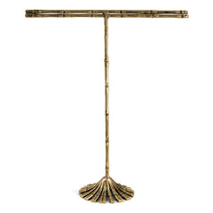 Doing Goods - Frida Bamboo Recycled Brass Jewelry Holder | Gold Brown