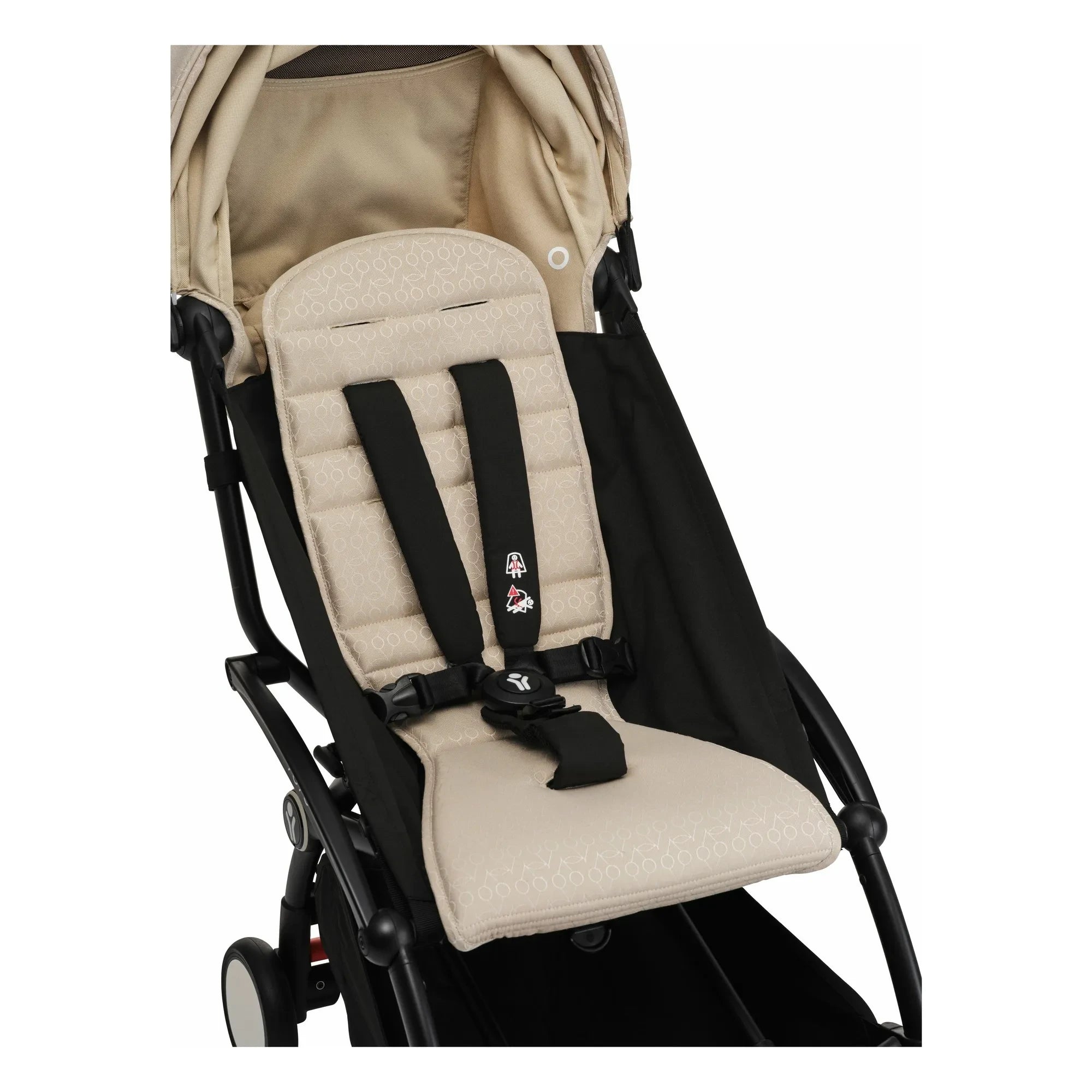 Stokke® - YOYO³ Bonpoint 6+ Baby Stroller with Black Frame | Beige