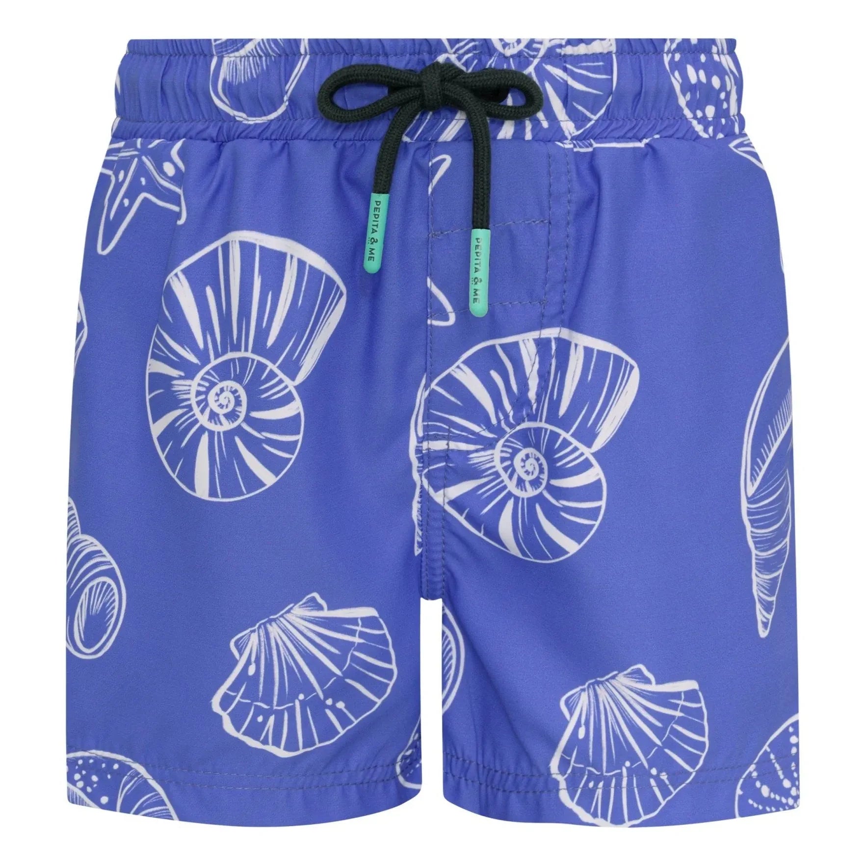Pepita & Me - Coquillages Swim Shorts | Blue