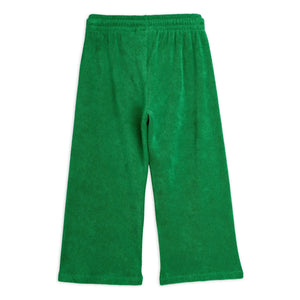 Mini Rodini - Organic cotton terry Ping Pong joggers | Green