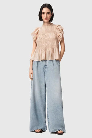 AllSaints wide leg kadın kot pantolon HAZE