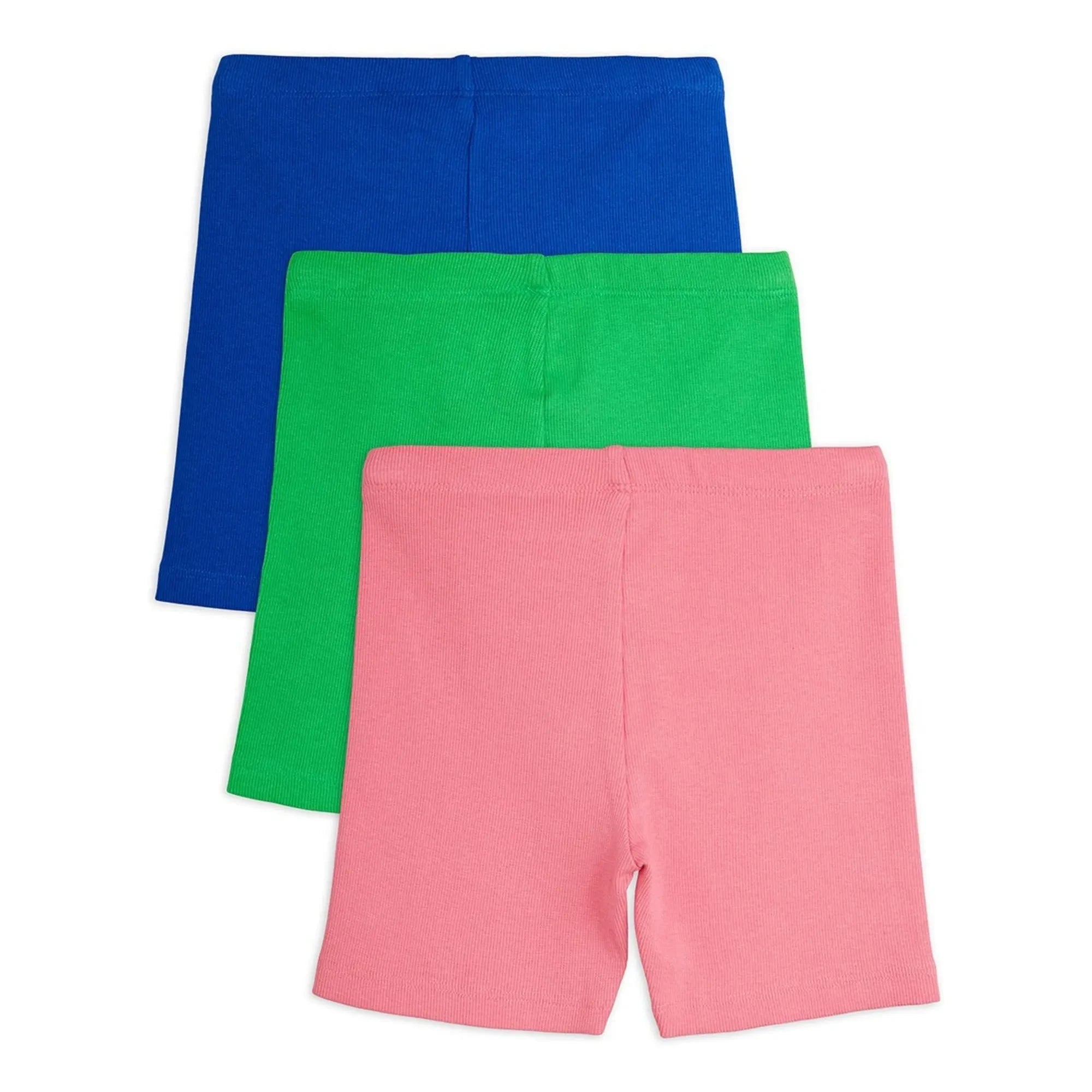 Mini Rodini - 3-Pack Organic Cotton Bicycle Shorts | Pink