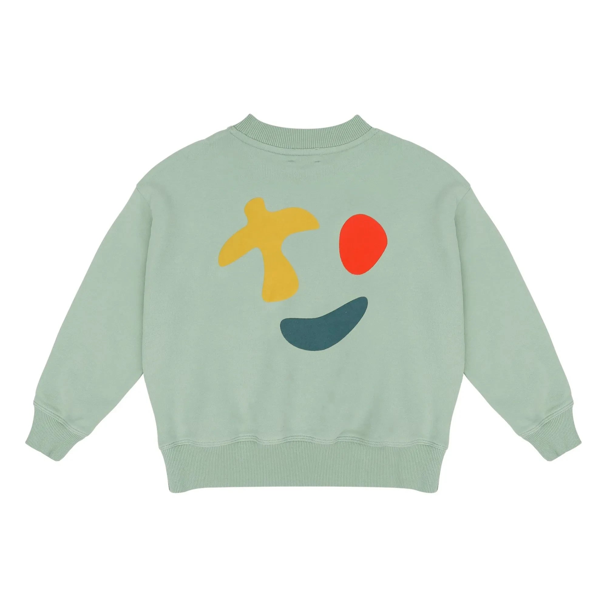 Jenest - Happy Bird Organic Cotton Sweatshirt | Almond Green