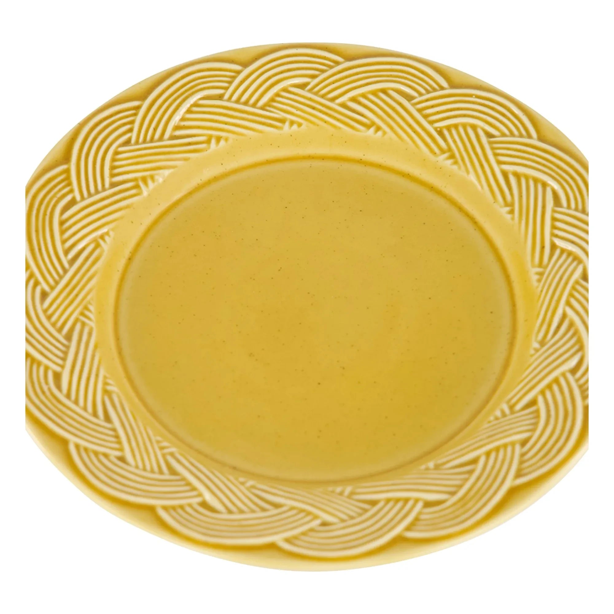 House of Capricorn - Vime Dessert Plate | Ocher