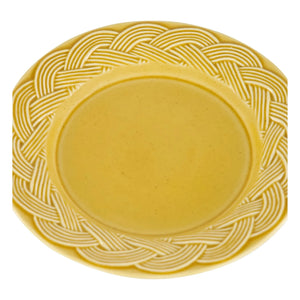 House of Capricorn - Vime Dessert Plate | Ocher