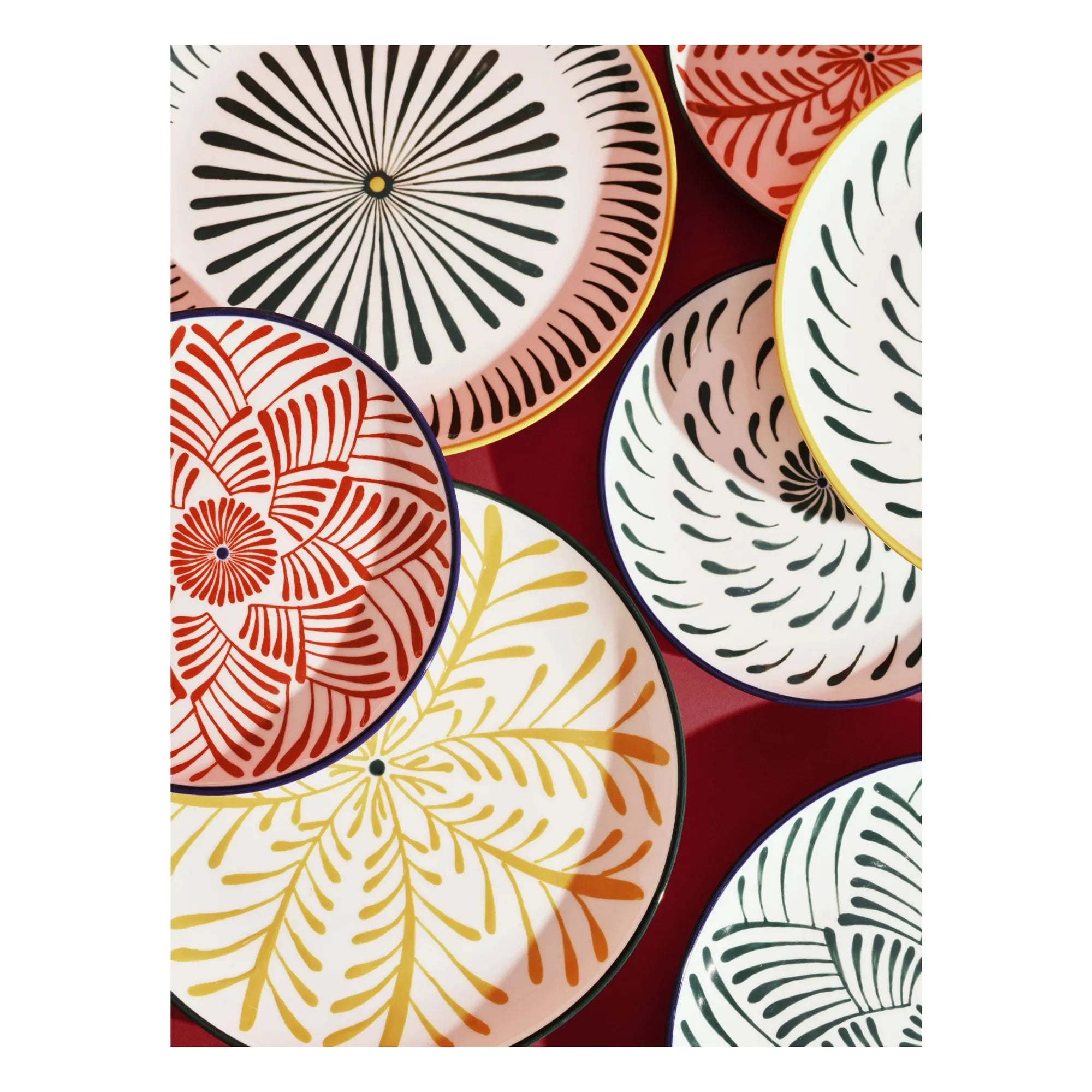Serax - Baazar Dinner Plates, Waww La Table - Set of 4 | Green