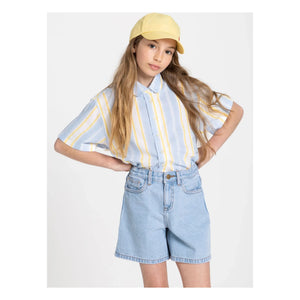 Smallable Kid - Sawyer Striped Shirt | Light Blue
