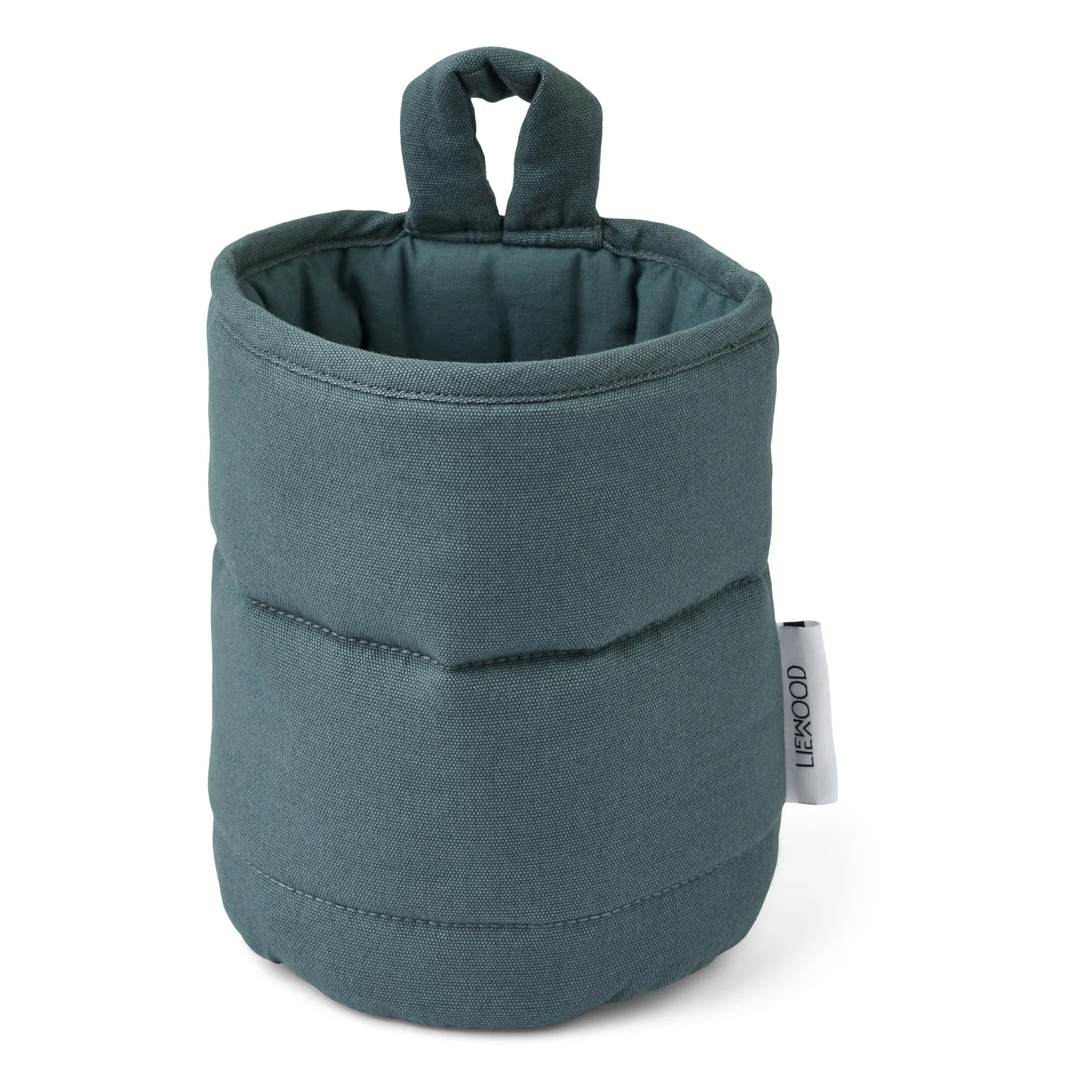 Liewood - Faye Organic Cotton Storage Basket | Grey Blue