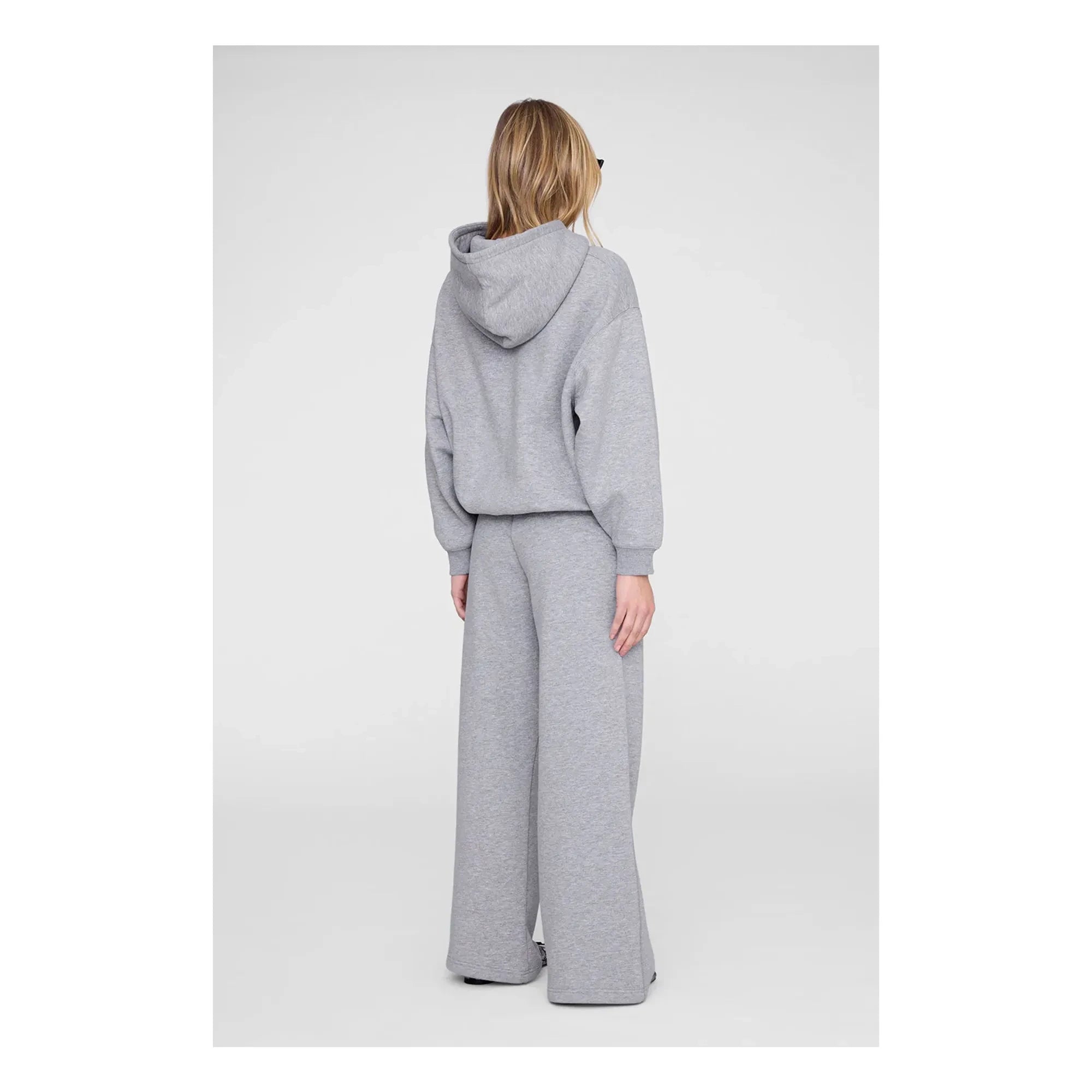 Anine Bing - Kacey Monogram Sweater | Heather Gray