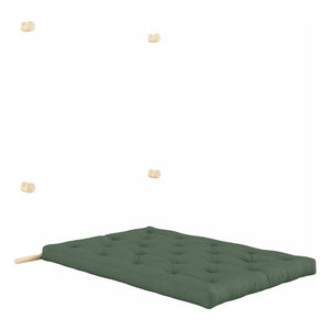 Karup Design - Single Bed with Bunk Bed Frame 135x200 cm | Olive Green