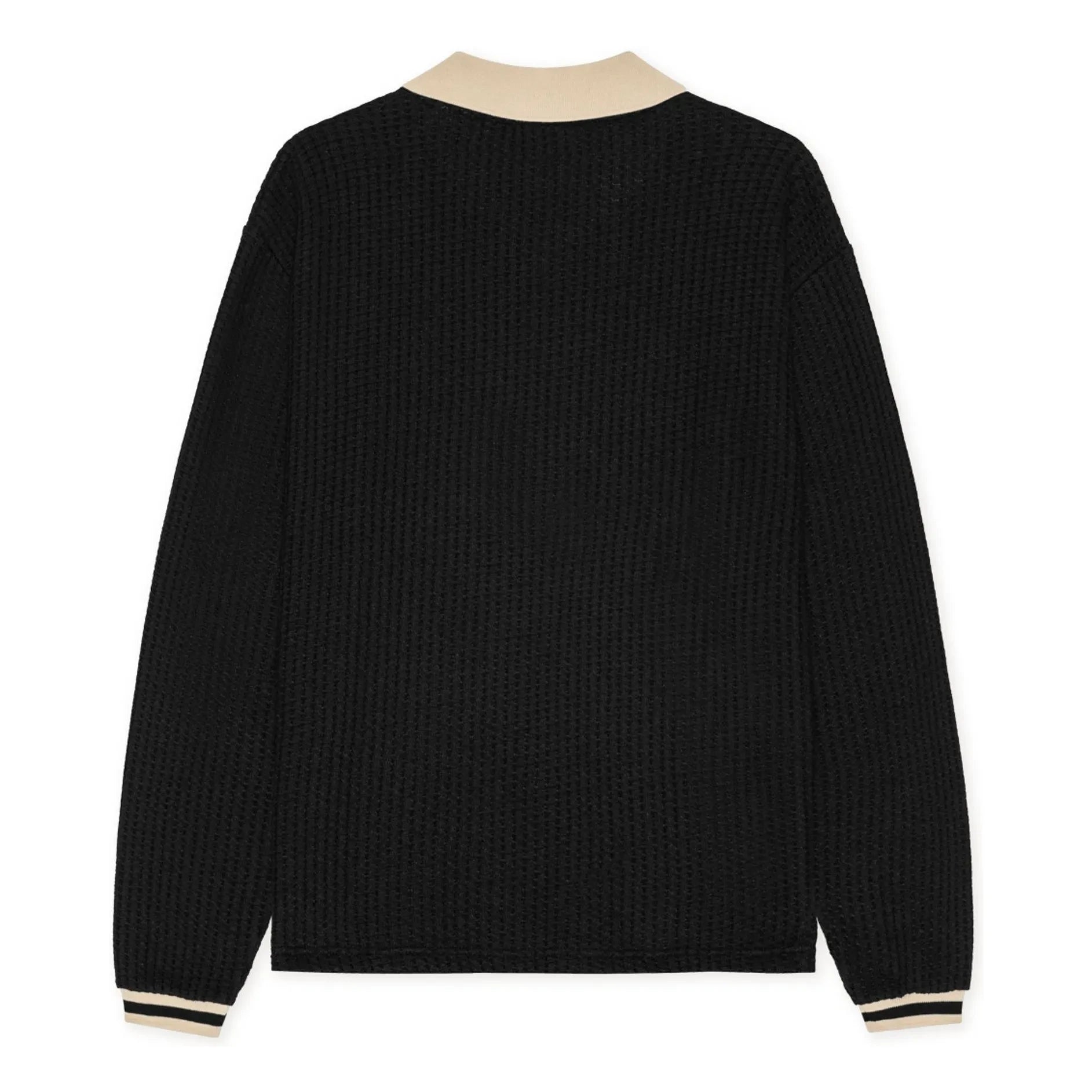 Les Deux - Polo Waffle Football | Black