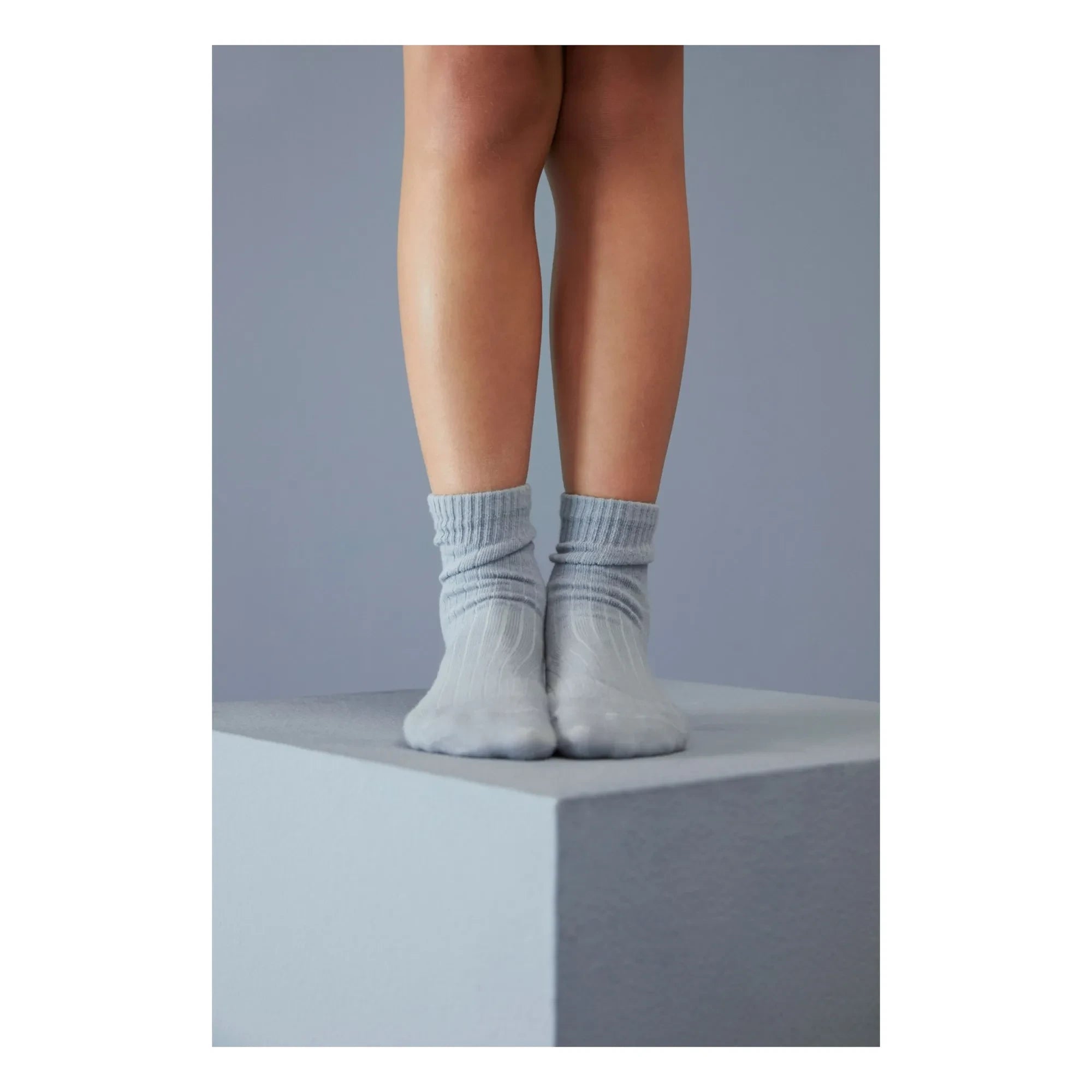 Gray Label - 2 Pairs of Organic Cotton Socks Set | Ice Blue