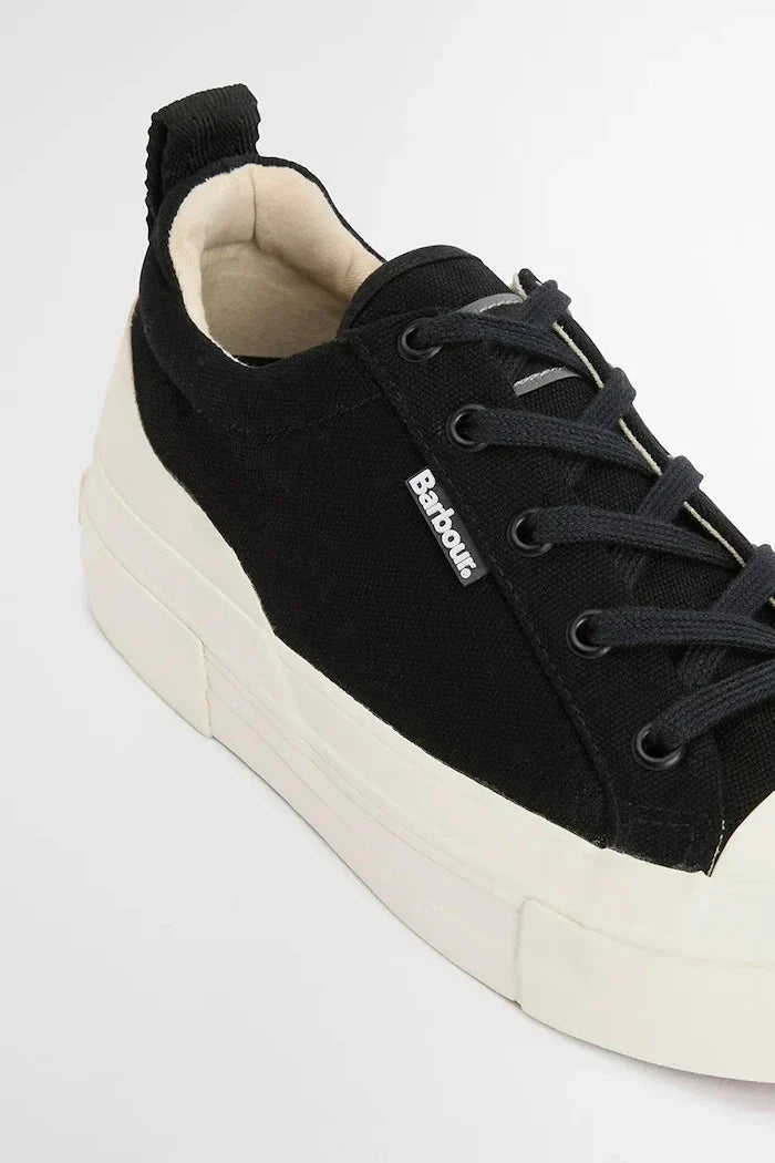 Barbour Stanhope Trainer kadın pamuk düşük kesim spor ayakkabı