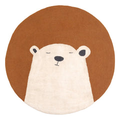 Muskhane - Felt Pasu Grizzly Rug | Powder Pink