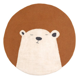 Muskhane - Felt Pasu Grizzly Rug | Powder Pink