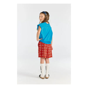 The Animals Observatory - Organic Cotton Mole Anchor Shorts | Red