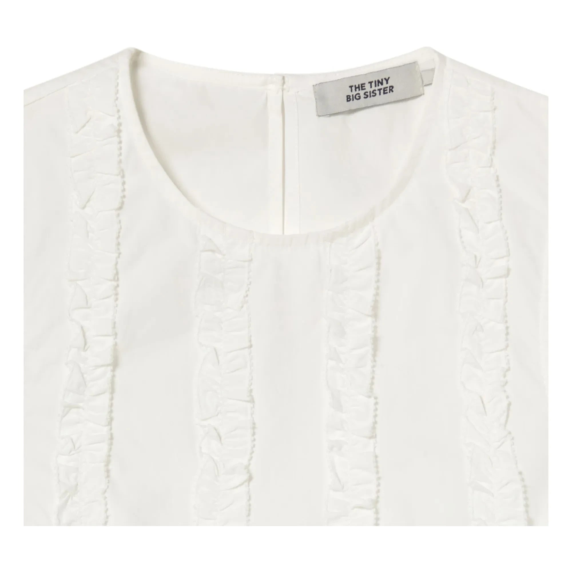 The Tiny Big Sister - Cotton Top | White