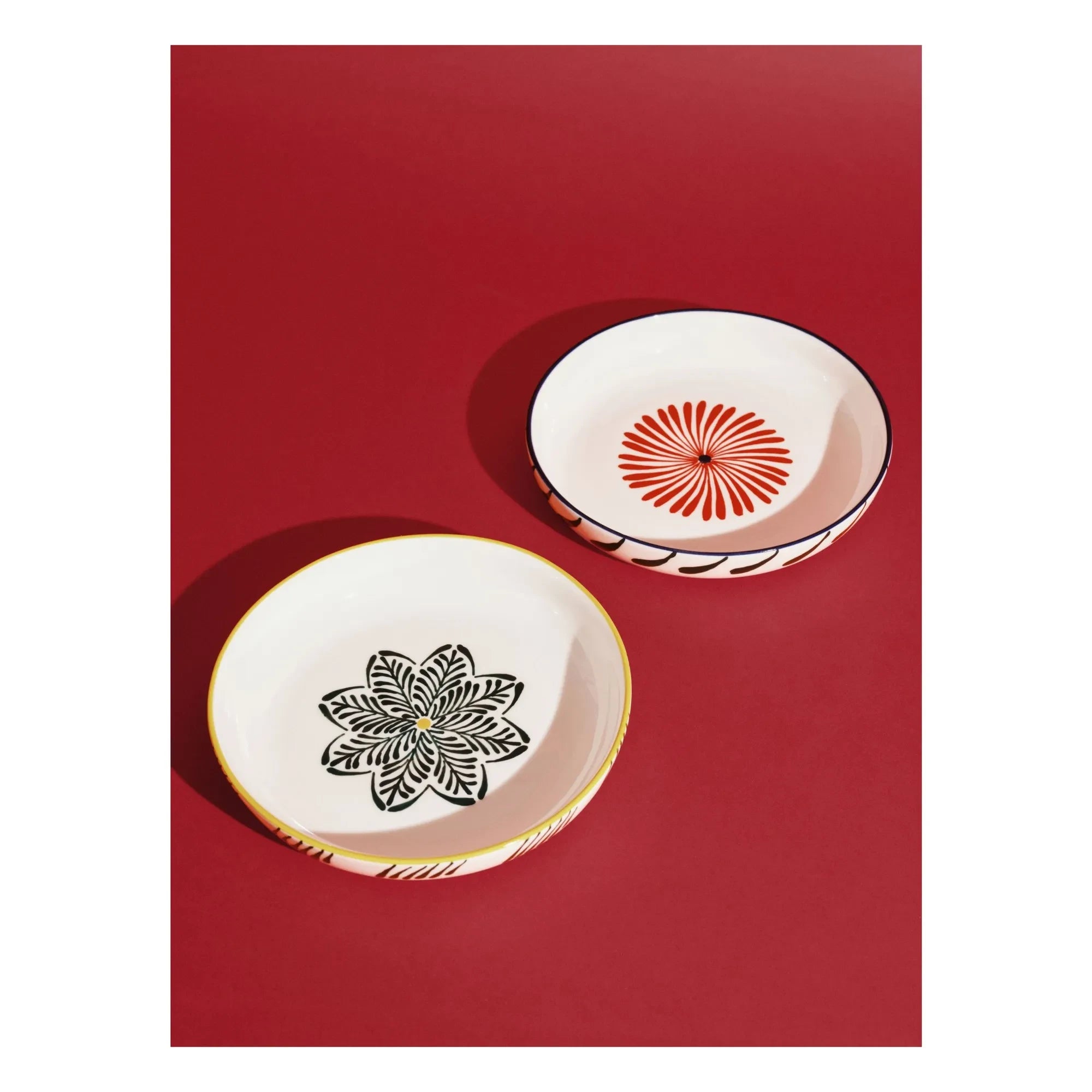 Serax - Baazar soup plates, Waww La Table - Set of 4 | Red
