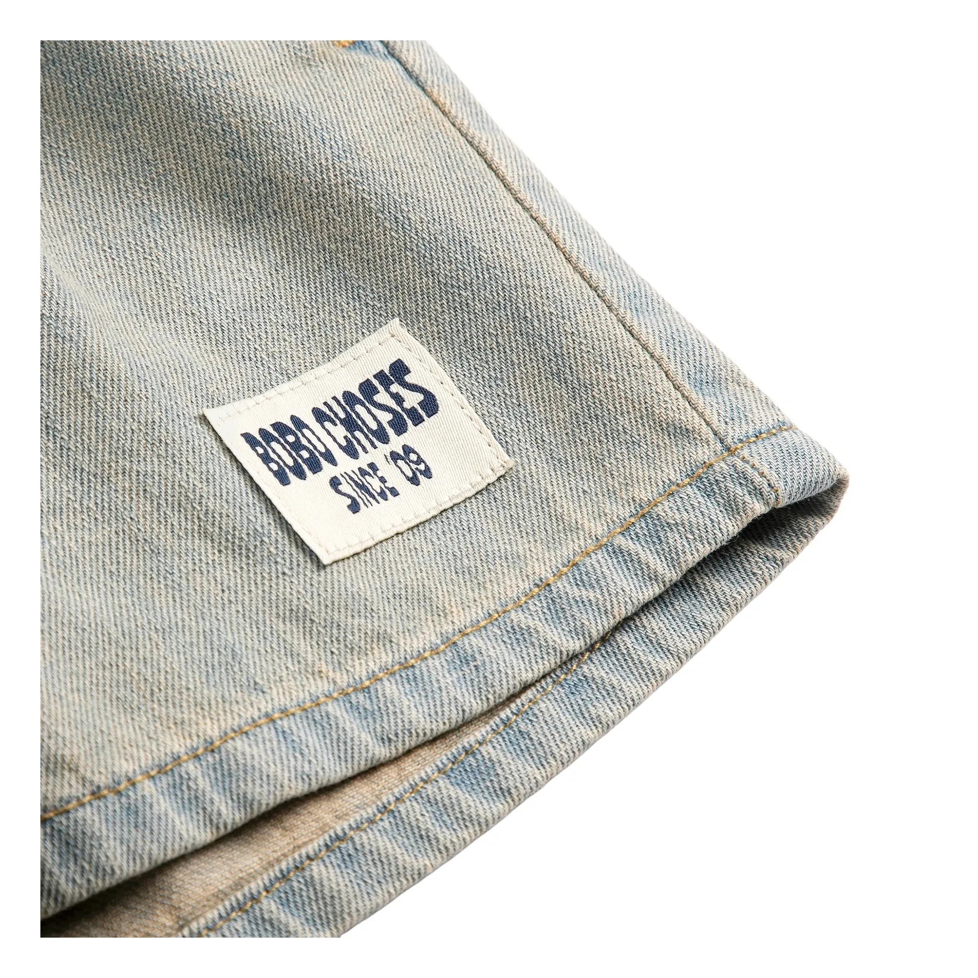 Bobo Choses - Soluk Bobo Choses Denim Şort | Mavi