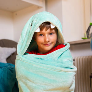 Legami - Dino Hooded Blanket - Cosy Hugs