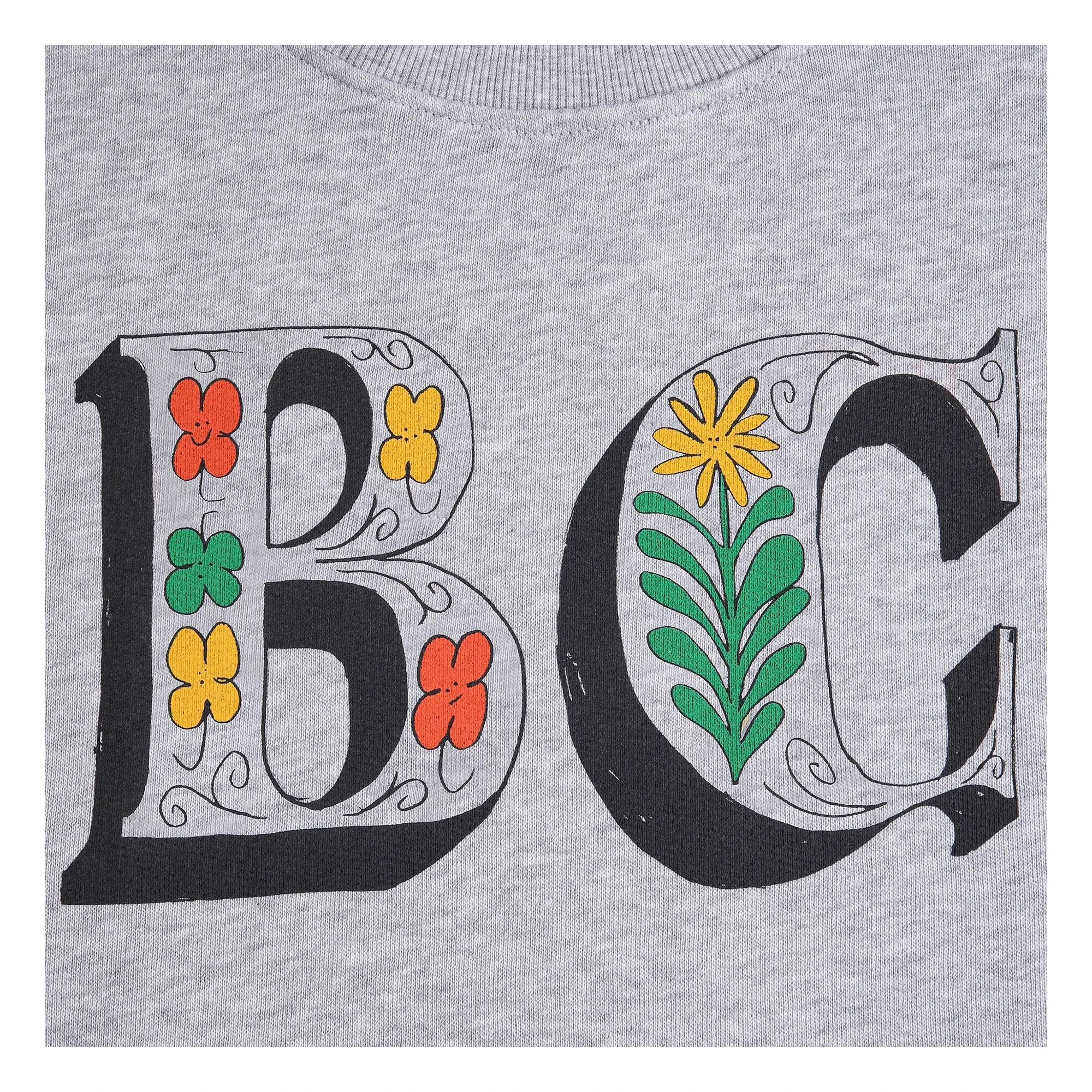 Bobo Choses - Organic Cotton Sweat Crop BC | Grey Melange