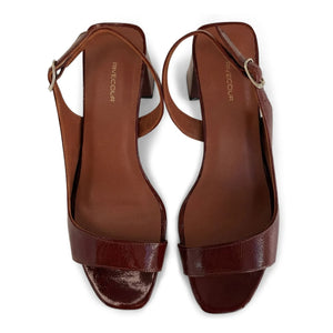 Rivecour - Sandal No. 674 Patent Leather | Cognac