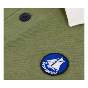 Petit Bateau - Plain Polo T-Shirt | Khaki