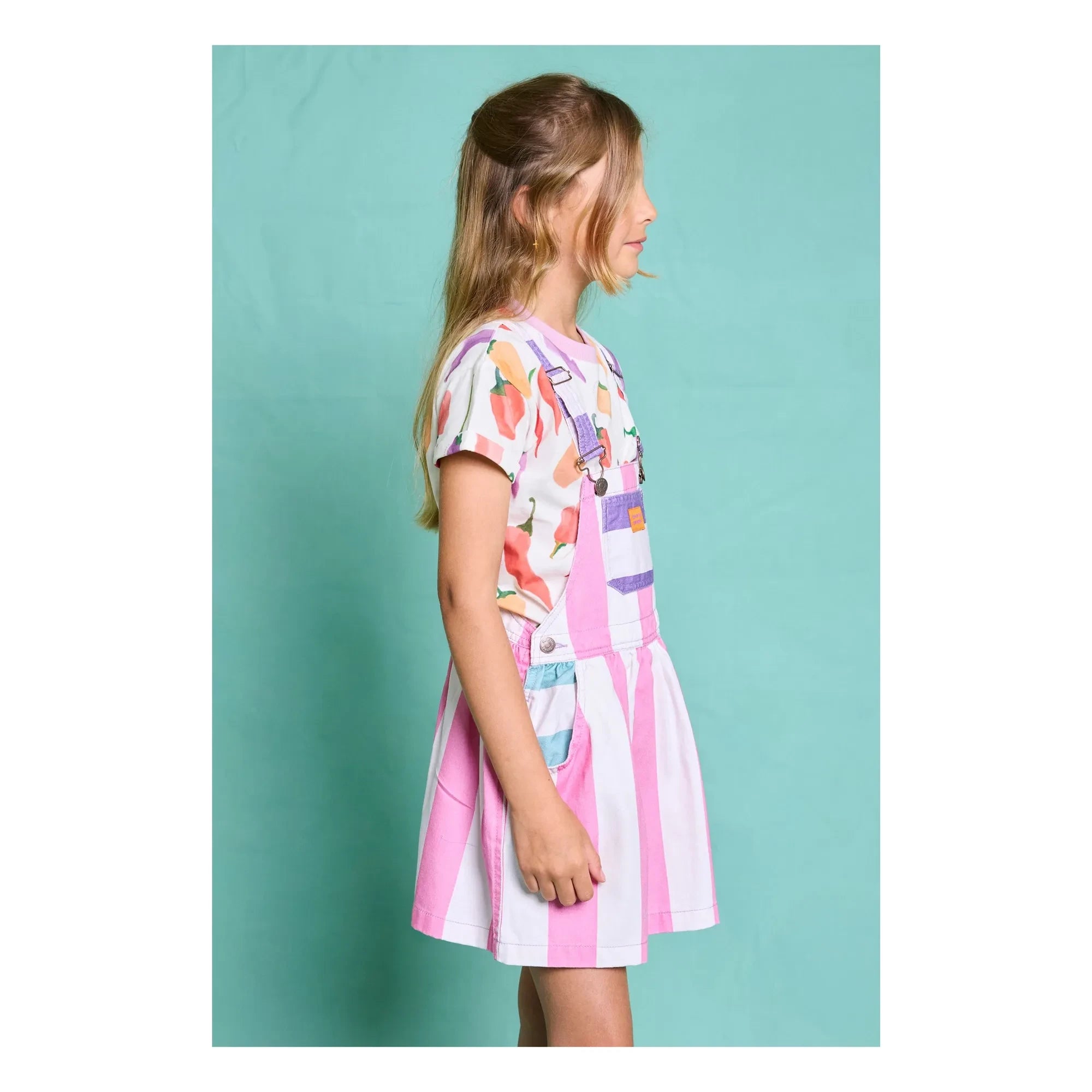 Favorite People - Amore Striped Romper Dress | Pink