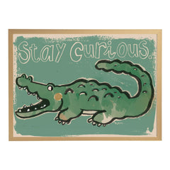 Studio Loco - Large Crocodile Poster