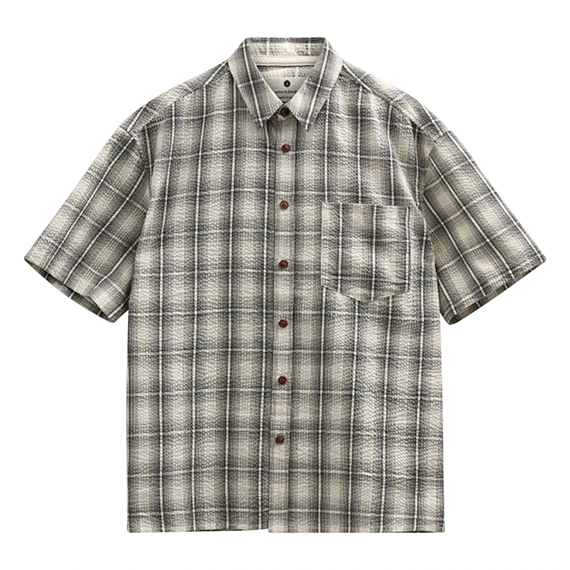 Anerkjendt - Akotto Checkered Shirt | Gray