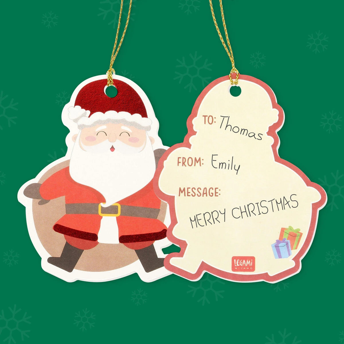Legami - Set of 10 Christmas Gift Tags
