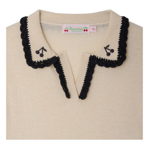 Bonpoint - Polo Lisette Wool | Ecru