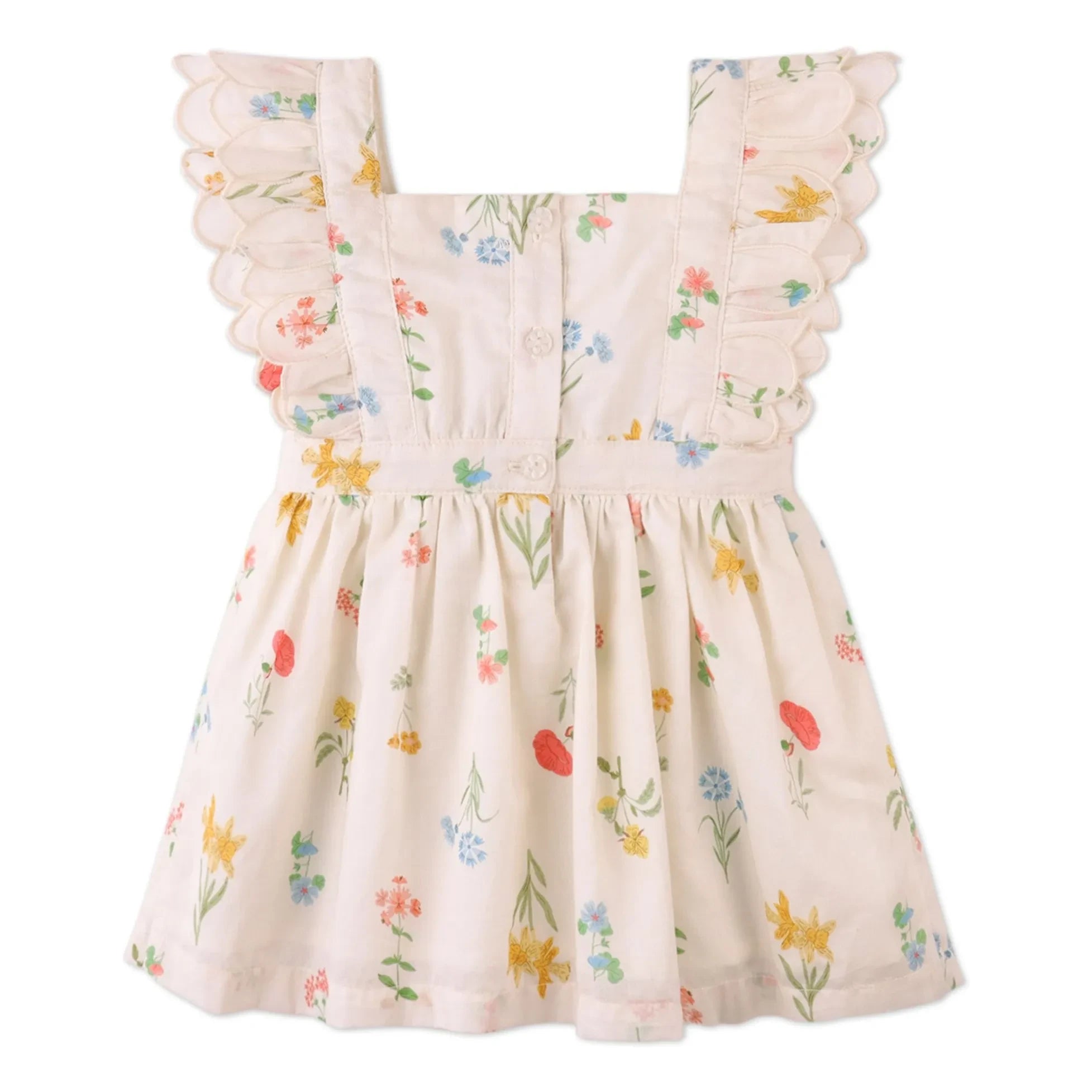 Gingersnaps - Chisa Embroidered Dress | Ecru
