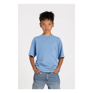 Smallable Kid - Nils Organic Cotton T-shirt | Grey Blue