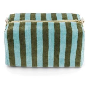 Rose in April - Vic sponge toiletry bag | Kaki/Givré