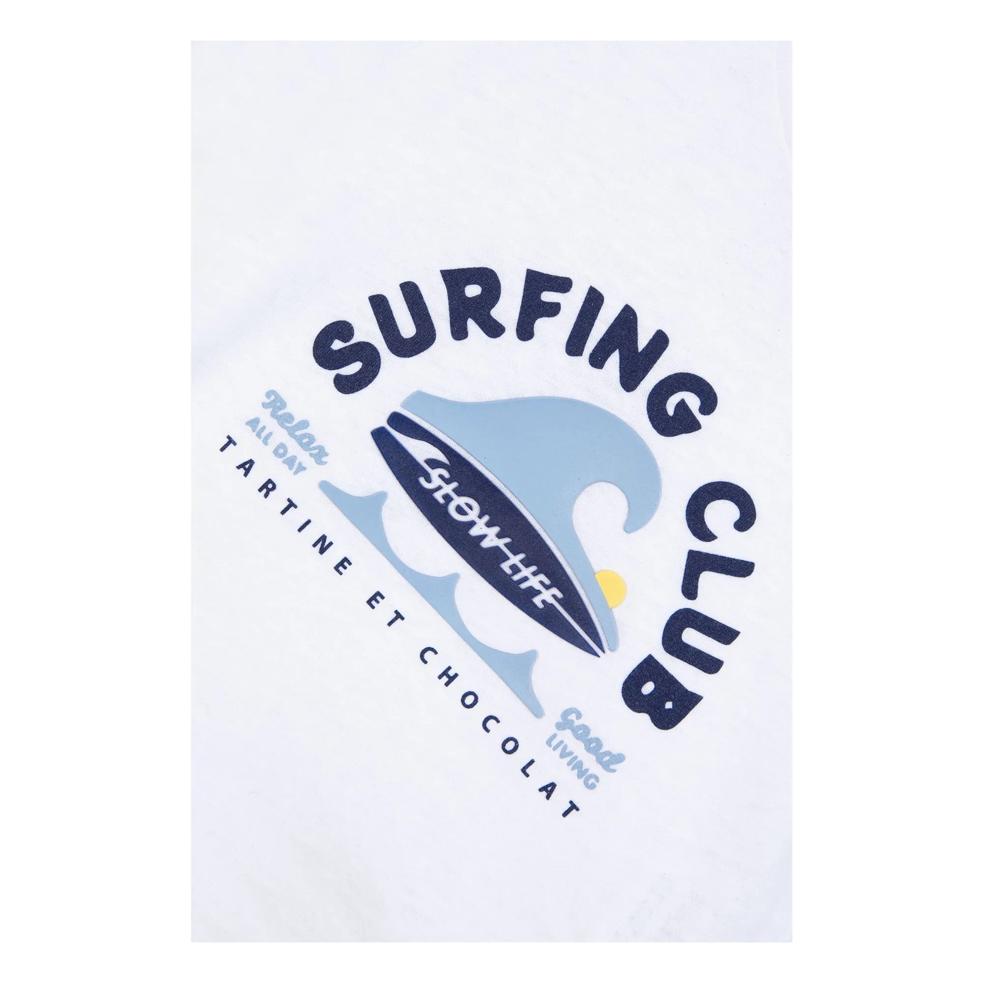 Tartine et Chocolat - Surfing Club Baby T-Shirt | White