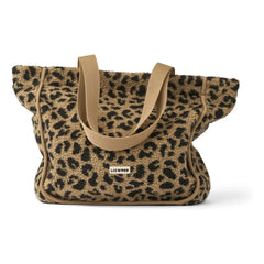 Liewood - Sherpa Reed Leopard Tote Bag Made from Recycled Fibers | Beige