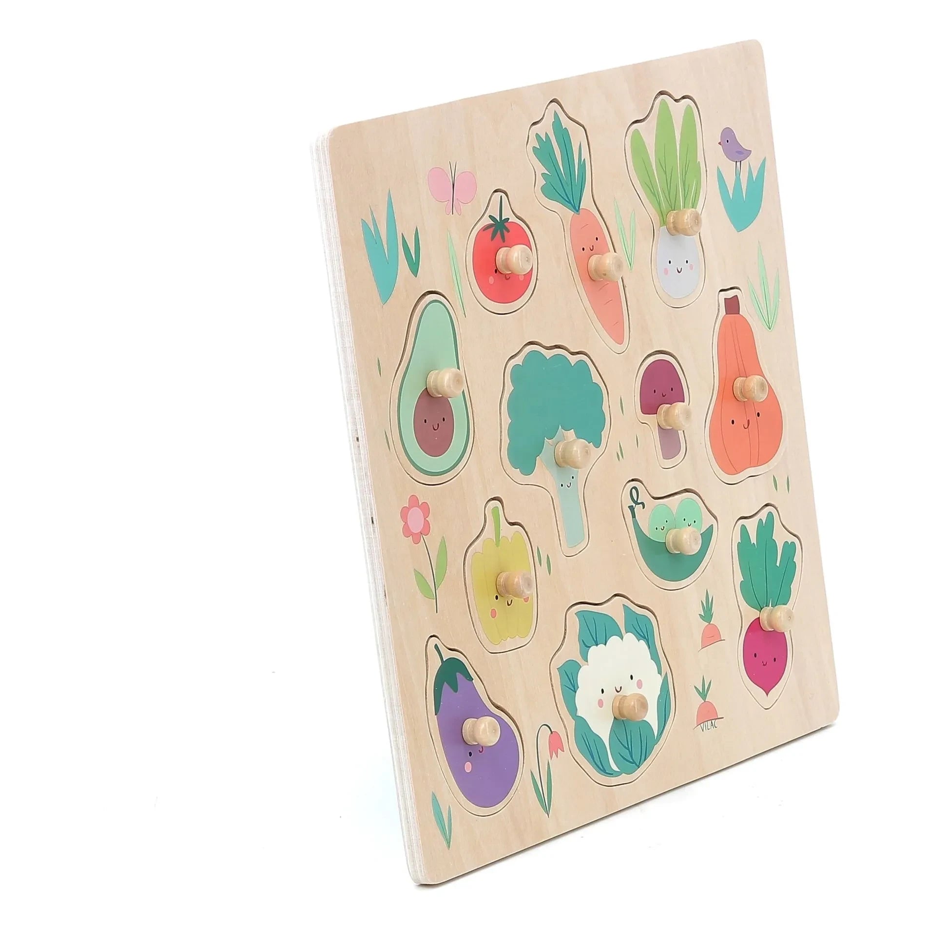 Vilac - Sarah Betz Vegetable Garden Puzzle
