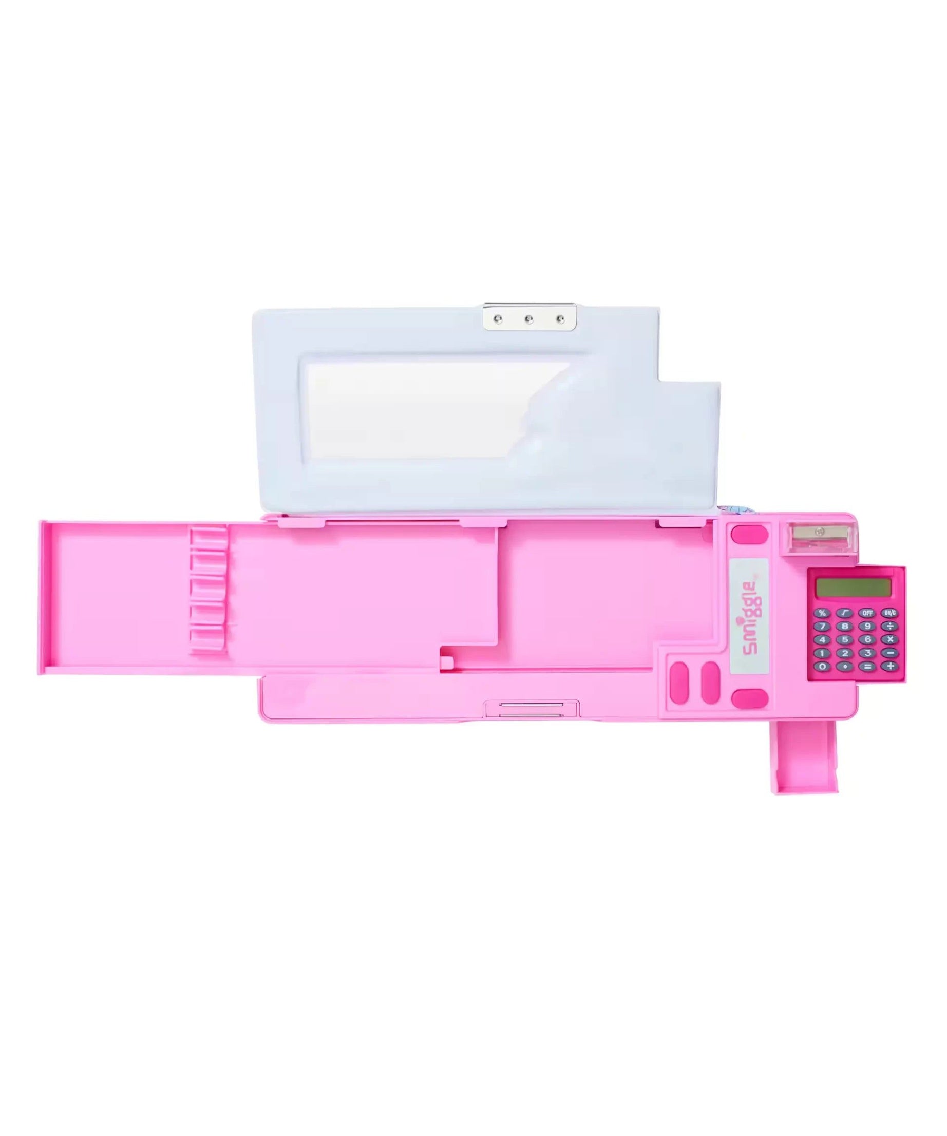 Smiggle - Hi There Deniz Dünyası Hesap Makineli Pop Out Otomatik Kalem Kutusu-Dinossi