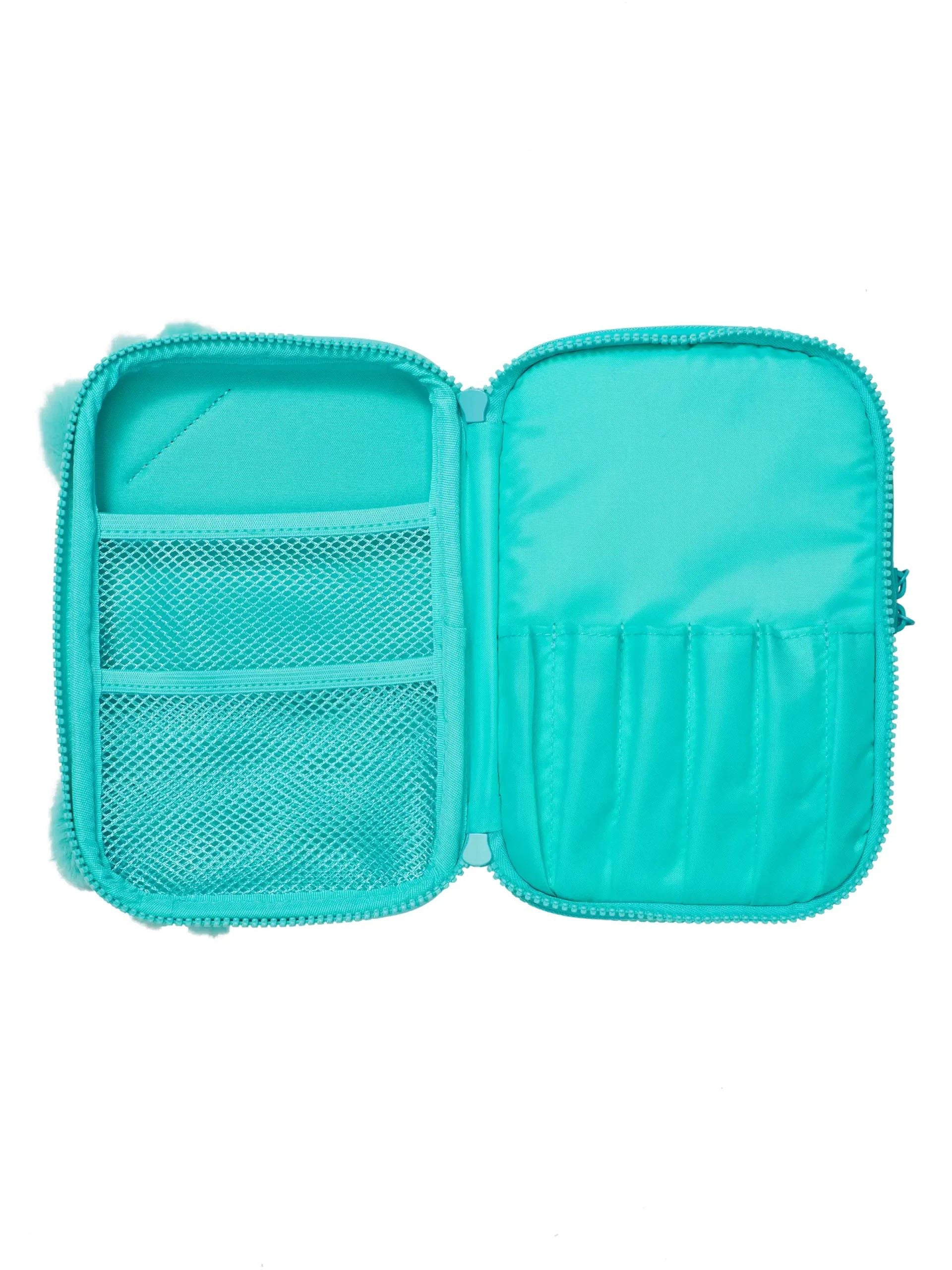 Smiggle - Hi There İki Gözlü Hardtop Kalem Kutusu-Dinossi