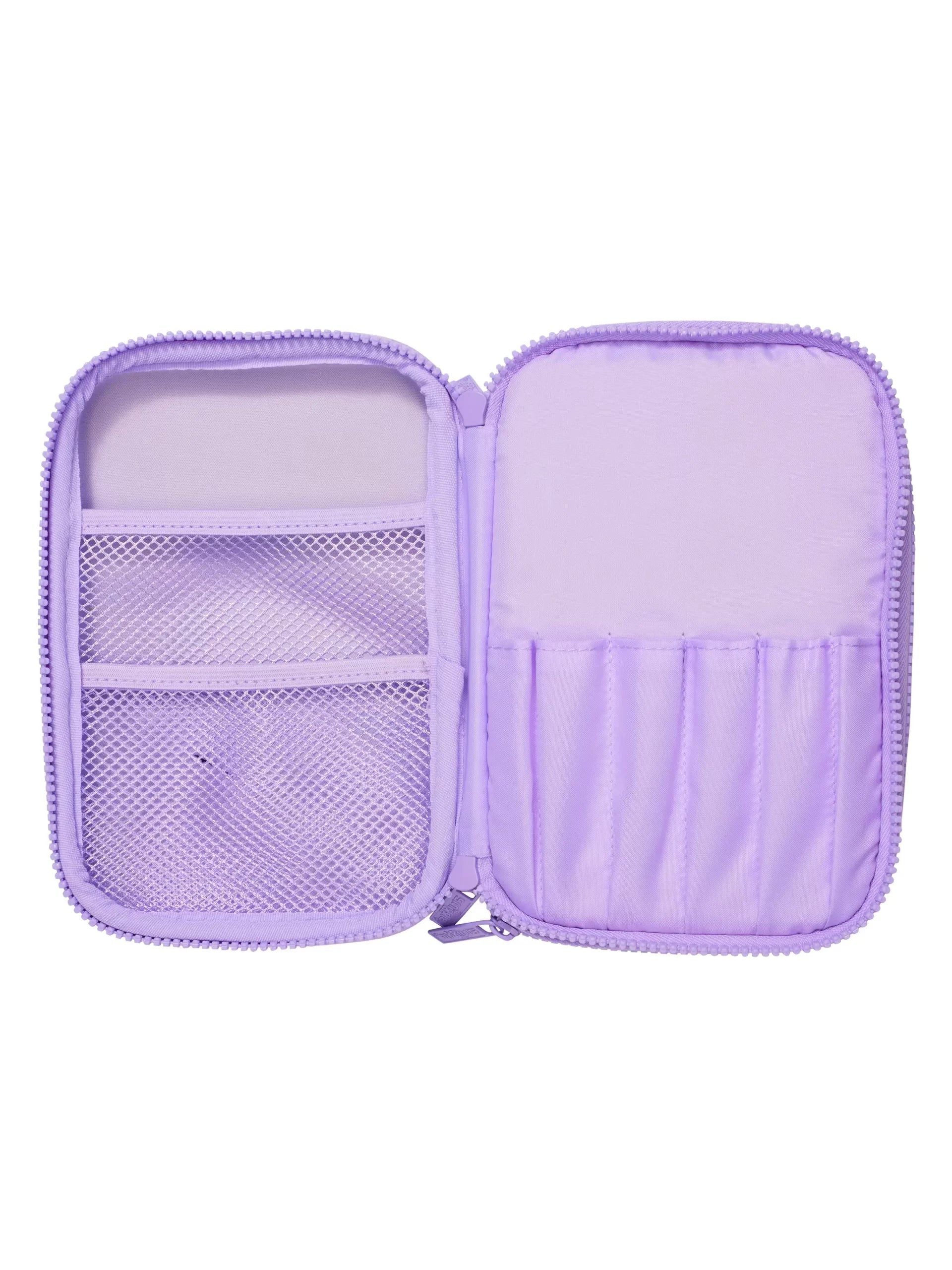 Smiggle - Hi There İki Gözlü Hardtop Kalem Kutusu-Dinossi