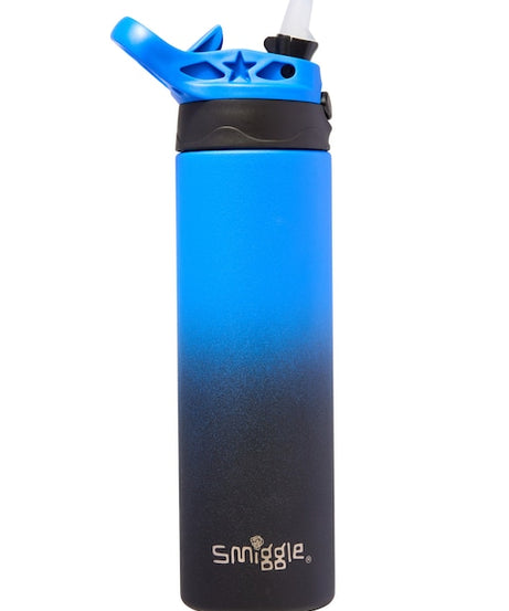 Smiggle - Powder Otomatik Pipetli Paslanmaz Çelik 520ML Matara-Dinossi