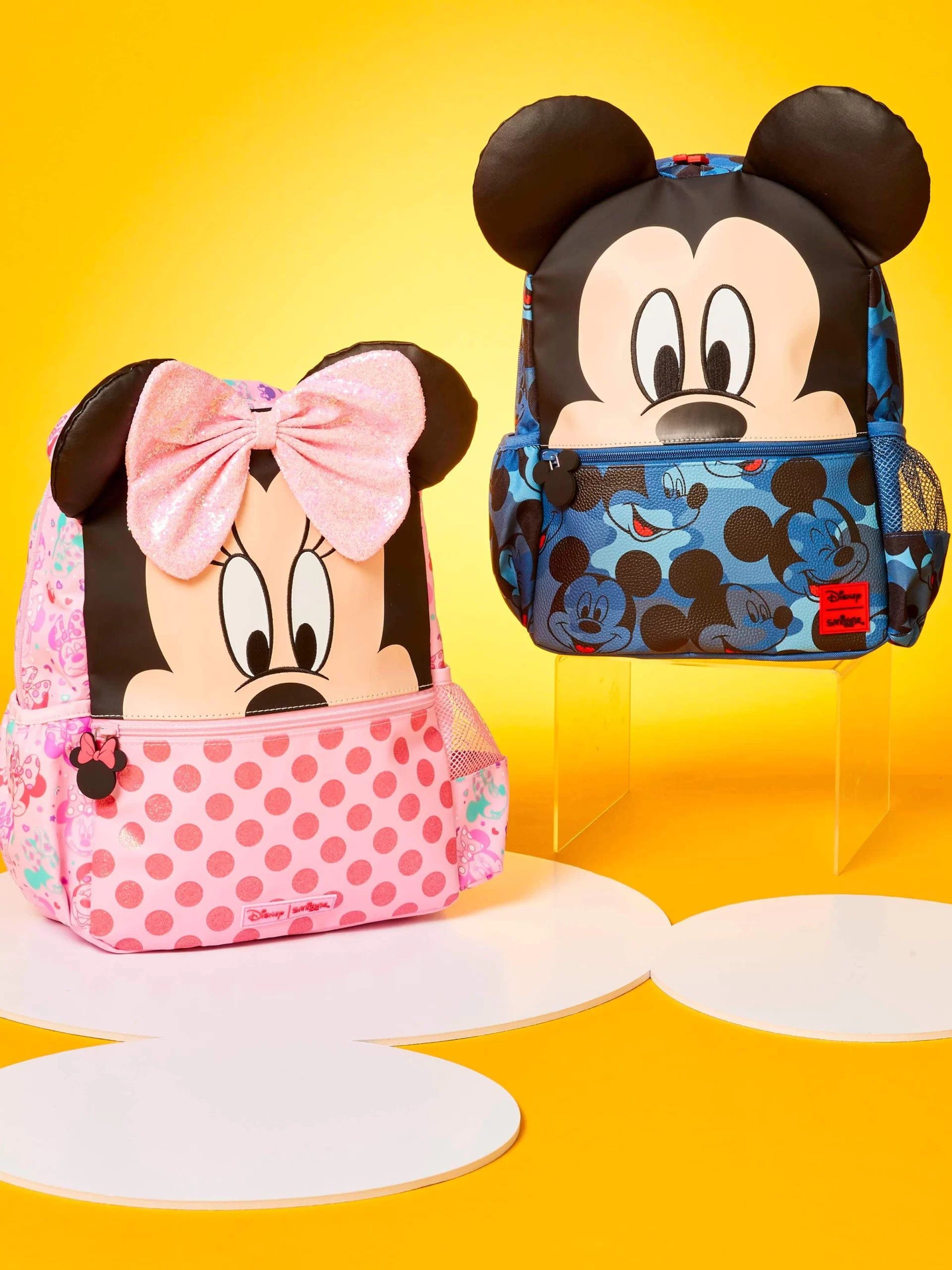 Smiggle - Mickey Mouse Şapkalı Anaokulu Sırt Çantası-Dinossi