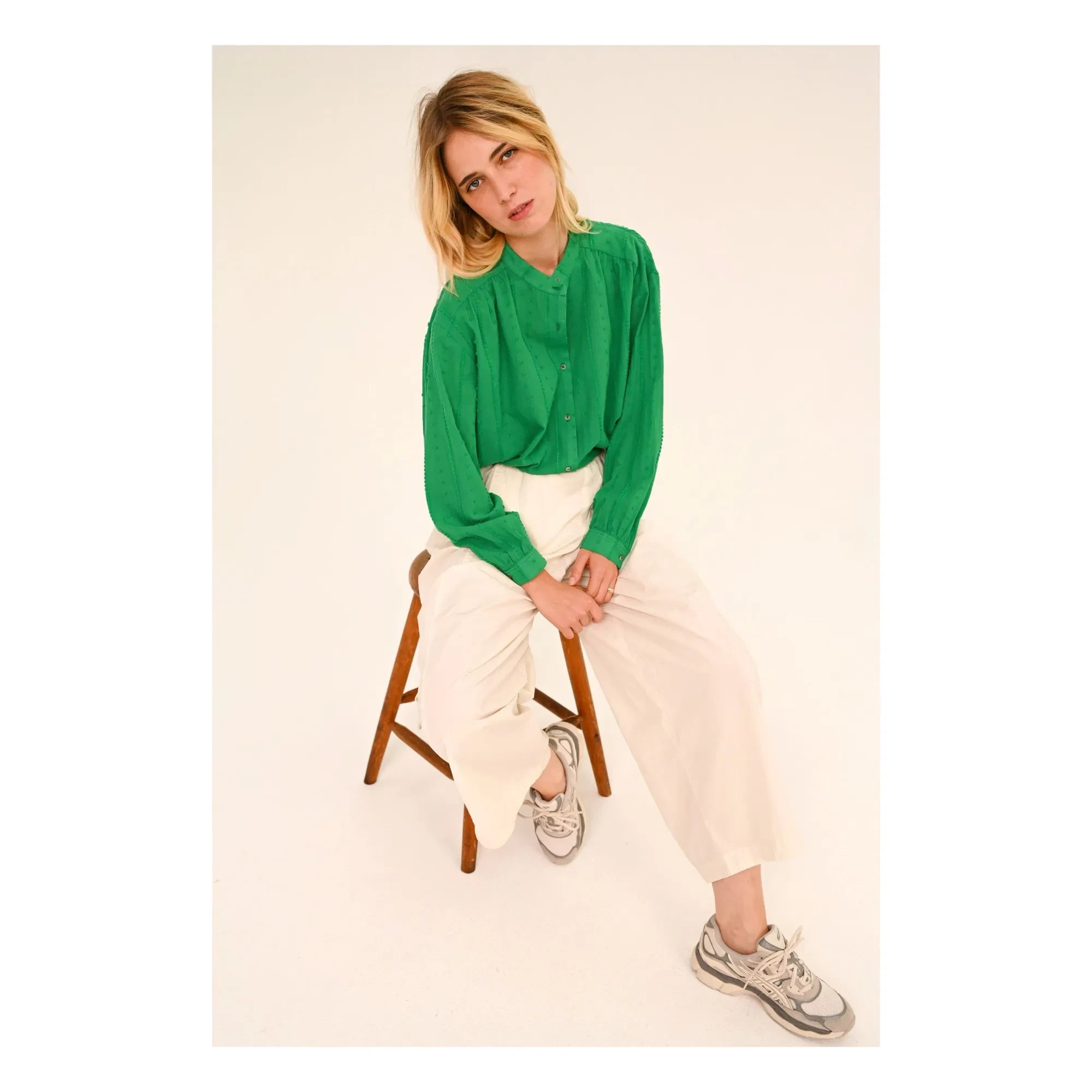 Sacrécoeur - Ella Green Blouse | Green