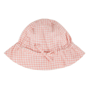 Emile et Ida - Vichy Organic Cotton Hat | Pink