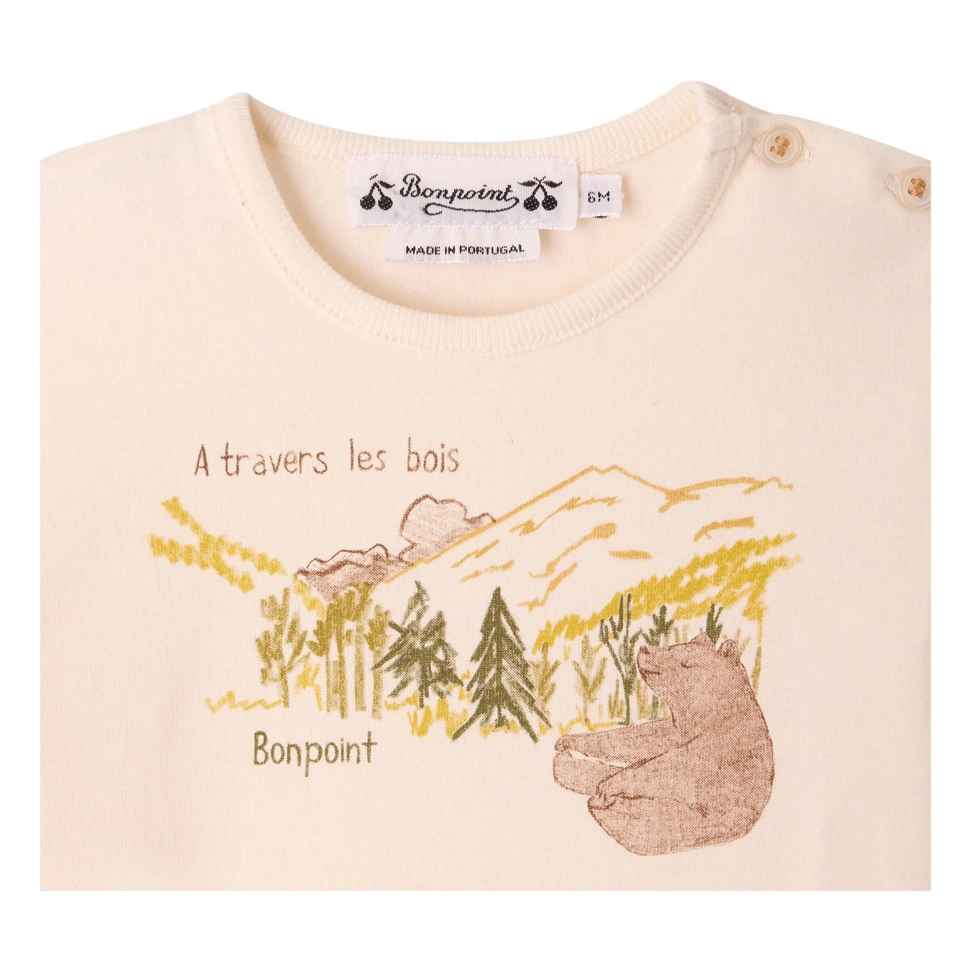 Bonpoint - Tahsin Organic Cotton T-Shirt | Ecru